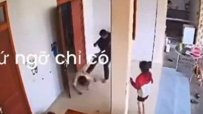 Phẫn nộ người đàn ông dùng gậy inox đánh tới tấp vợ con ở Nghệ An