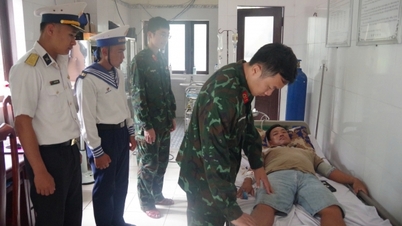 โรงพยาบาลเกาะตรังรักษาชาวประมงที่ถูกปลาแทงขา