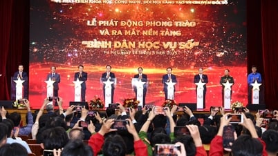 Lễ phát động phong trào và ra mắt nền tảng “Bình dân học vụ số”