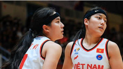 Thao My - Thao Vy help Vietnam basketball team win the opening match of the Asian championship