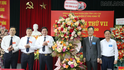 The Party Committee of Lao Cai Provincial Economic Zone Management Board held the 7th Congress, term 2025 - 2030
