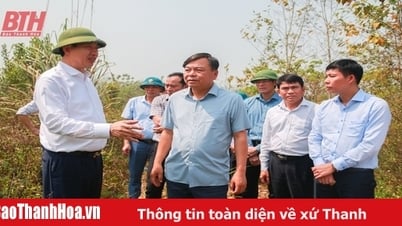 Quyết tâm khởi công xây dựng khu tái định cư cho các hộ dân thuộc Dự án hồ chứa nước bản Mồng giai đoạn 1 trước ngày 30/4
