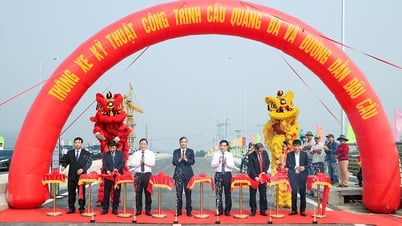พิธีเปิดทางเทคนิคโครงการสะพานกวางดาและถนนทางเข้า