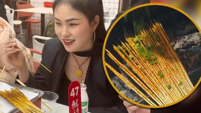 Nhà hàng thu hút nhóm khách 'sợ béo' nhờ món que tre nướng cay độc lạ