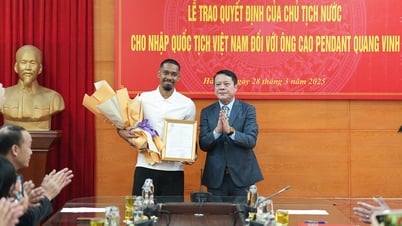 Footballer Cao Pendant Quang Vinh officially becomes Vietnamese citizen