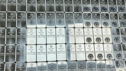 2025년 5월 16일 오늘의 은 가격: 은이 대폭 하락했습니다.