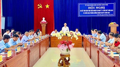 UBND huyện Châu Phú sơ kết tình hình thực hiện nhiệm vụ kinh tế - xã hội quý I