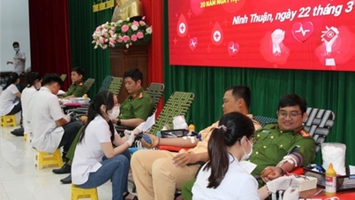 Spreading the voluntary blood donation movement in the police force