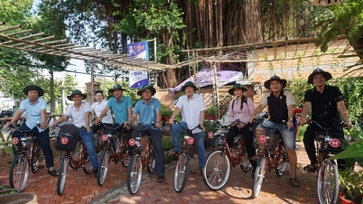 ទីក្រុង Cao Lanh បើកដំណើរទេសចរណ៍ស្វែងរកទីក្រុងដោយជិះកង់