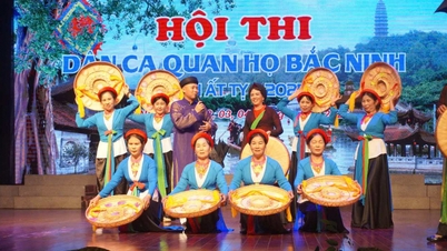 Gần 600 liền anh, liền chị tham gia thi hát Dân ca Quan họ Bắc Ninh 2025