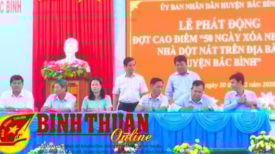 Bac Binh district launched a peak campaign of "50 days to eliminate temporary and dilapidated houses"