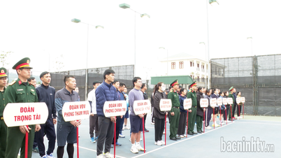 Giải Pickleball chào mừng Ngày truyền thống lực lượng vũ trang tỉnh Bắc Ninh