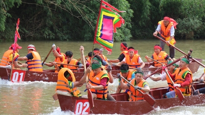 Bac Giang៖ សិល្បៈចែវទូក និងពិធីបុណ្យចែវទូក An Chau គឺជាបេតិកភណ្ឌវប្បធម៌អរូបីរបស់ជាតិ។