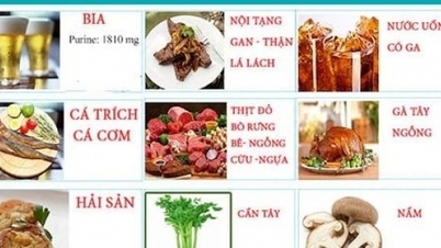 Người bị bệnh gút nên ăn gì để nhanh khỏi bệnh?