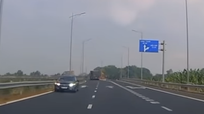 44-second clip records terrifying scene of car going in the wrong direction on Phan Thiet highway
