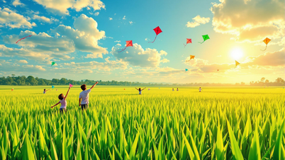 Cánh đồng tuổi thơ tôi