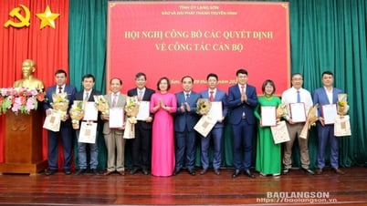 កាសែត Lang Son និងស្ថានីយ៍វិទ្យុ និងទូរទស្សន៍៖ ប្រកាសសេចក្តីសម្រេចលើការងារបុគ្គលិក - Lang Son Newspaper and Radio and Television Station