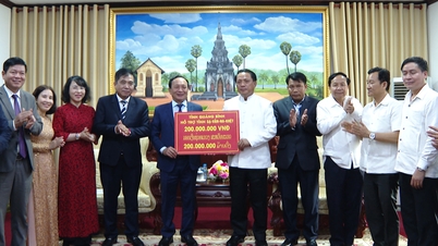 Lãnh đạo tỉnh thăm, chúc Tết Bunpimay tại tỉnh Sạ-vẳn-na-khệt