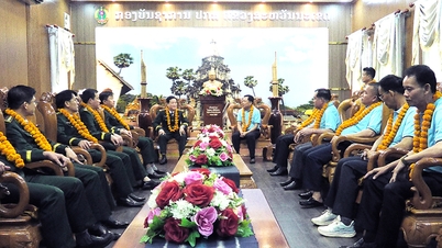 กองบัญชาการตำรวจตระเวนชายแดนจังหวัดเชียงราย ลงพื้นที่จังหวัดคำม่วน และสะหวันนะเขต ตรวจเยี่ยมและร่วมเฉลิมฉลองเทศกาลบุญพิมาย