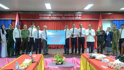 Leaders of Quang Nam province visited and worked in Sekong province (Laos)