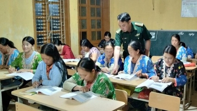 Gieo chữ ở vùng cao