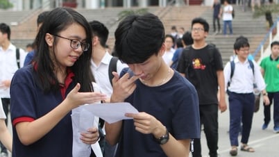 Specialized school teachers 'solve' the 10th grade exam in Hanoi in 2025