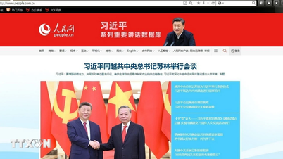 Chinese media reports heavily on President Xi Jinping's visit to Vietnam