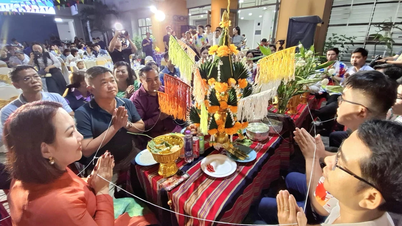 Organizing the Traditional Lao and Cambodian New Year Festival for students from other countries studying in Ho Chi Minh City