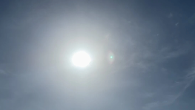 Rainless night, sunny day