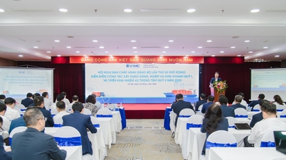 The 20th Conference of the Party Executive Committee of Vietnam National Shipping Lines (expanded): Comprehensive assessment of the first quarter and implementation of key tasks for the second quarter of 2025 - Vietnam National Shipping Lines - VIMC