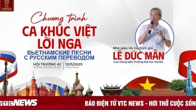 Chương trình 'Ca khúc Việt lời Nga' tri ân nhà giáo ưu tú, dịch giả Lê Đức Mẫn