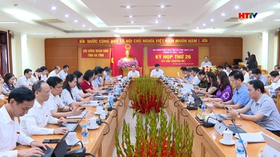 Kỳ họp thứ 26 HĐND tỉnh Hà Tĩnh