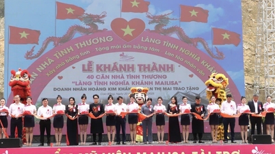 សម្ពោធ​ផ្ទះ​សប្បុរសធម៌​ចំនួន ៤០​ខ្នង នៅ​ភូមិ​បាន​រៀង ឃុំ​សឺន​ឡូ (បាវឡាក់)