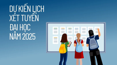 Dự kiến mốc thời gian xét tuyển đại học năm 2025