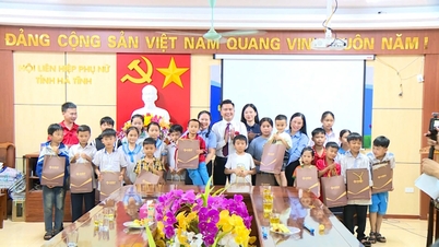 Provincial Women's Union and Hoang Gia Phat Investment and Trading Joint Stock Company support orphans