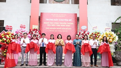 Khai mạc trưng bày chuyên đề “Những làng nghề truyền thống tiêu biểu của Ninh Bình” và hoạt động trải nghiệm nghề gốm Bồ Bát