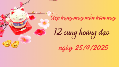 The luckiest ranking of the 12 zodiac signs on April 3, 2025: 6 signs get 9 points