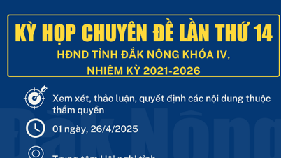 ព្រឹកនេះ ថ្ងៃទី២៦ ខែមេសា សម័យប្រជុំពិសេសលើកទី១៤ របស់ក្រុមប្រឹក្សាប្រជាជនខេត្ត Dak Nong បានបើក...
