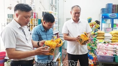 Many violations of food safety regulations were discovered in Khoai Chau district.