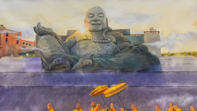 Đến núi Bà Đen tìm bình yên với triển lãm tranh “Về Ngộ”