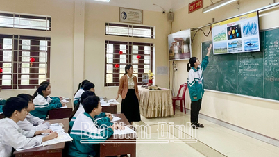 Hai Hau District Education and Training Department: Actively applying information technology and digital transformation