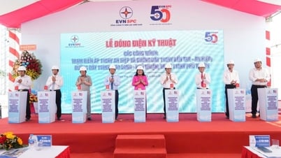 Отпечатки 50 проектов электросетей 110 кВ в ознаменование Великого праздника 30/4 - газета и радио- и телестанция Lang Son