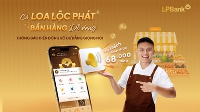 Receive voice balance notifications right on the LPBank app of Loc Phat Bank