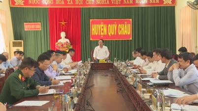 Le vice-président permanent du Comité populaire provincial travaille sur l'aménagement de l'unité administrative à Quy Chau