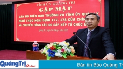 Gặp mặt cán bộ nghỉ hưu trước tuổi do tinh gọn tổ chức bộ máy