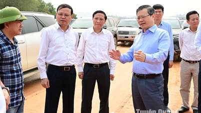 Chủ tịch UBND tỉnh Nguyễn Văn Sơn kiểm tra tiến độ Dự án Cao tốc Tuyên Quang – Hà Giang (giai đoạn 1) đoạn qua tỉnh Tuyên Quang