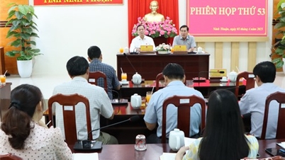 Thường trực HĐND tỉnh tổ chức Phiên họp thứ 53