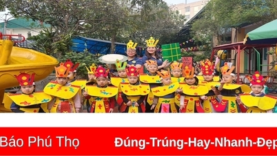 Nhiều hoạt động ý nghĩa cho trẻ dịp Giỗ Tổ Hùng Vương