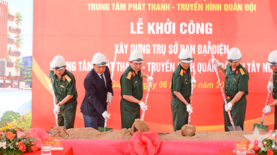 Trung tướng Đỗ Xuân Tụng dự Lễ khởi công xây dựng Trụ sở Ban đại diện Trung tâm PT-TH Quân đội tại Tây Nguyên