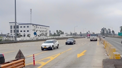 Lượng xe vào cao tốc Hà Nội – Hải Phòng tăng gấp đôi so với ngày thường